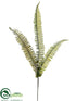 Silk Plants Direct Boston Fern Bundle - Green - Pack of 12