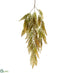 Silk Plants Direct Fern Hanging Spray - Green Brown - Pack of 12