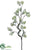 Fern Branch - Green - Pack of 12