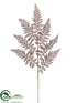 Silk Plants Direct Lace Fern Spray - Green Burgundy - Pack of 36