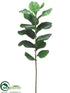 Silk Plants Direct Fiddle Leaf Fig Spray - Green - Pack of 0