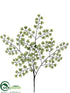 Silk Plants Direct Maidenhair Fern Spray - Green Light - Pack of 12