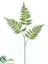 Silk Plants Direct Forest Fern Spray - Green - Pack of 12
