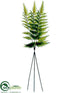 Silk Plants Direct Fern Bundle - Green - Pack of 24