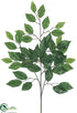 Silk Plants Direct Ficus Spray - Green Two Tone - Pack of 12