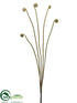 Silk Plants Direct Fern Frond Bundle - Green - Pack of 12