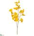 Silk Plants Direct Ginkgo Leaf Spray - Yellow - Pack of 12