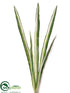 Silk Plants Direct Spider Grass Bunch - Cream Green - Pack of 12