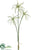 Papyrus Grass Spray - Green - Pack of 12