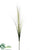 Grass Plume Spray - Green Burgundy Green Yellow - Pack of 12