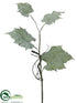 Silk Plants Direct Grape Leaf Spray - Green - Pack of 12