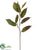Hydrangea Leaf Spray - Green Burgundy - Pack of 12