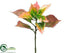 Silk Plants Direct Hydrangea Leaf Spray - Green Salmon - Pack of 12