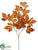 Grape Ivy Leaf Spray - Orange Brown - Pack of 12