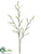 Mini Leaf Twig Spray - Green - Pack of 12