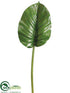 Silk Plants Direct Philodendron Leaf Spray - Green - Pack of 48