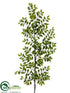 Silk Plants Direct Golden Leaf Spray - Green - Pack of 6