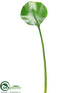 Silk Plants Direct Water Lily Leaf Spray - Green - Pack of 24