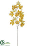 Silk Plants Direct Maple Leaf Spray - Brown Beige - Pack of 12