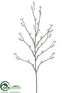 Silk Plants Direct Prairie Branch Spray - Brown - Pack of 12