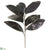 Magnolia Leaf Spray With 5 Leaves - Black - Pack of 12