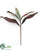 Magnolia Leaf Spray - Burgundy Green - Pack of 12
