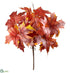 Silk Plants Direct Maple Leaf Bundle - Rust - Pack of 12