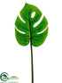 Silk Plants Direct Monstera Leaf Spray - Green - Pack of 12