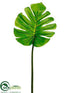 Silk Plants Direct Monstera Leaf Spray - Green - Pack of 12