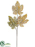 Silk Plants Direct Maple Leaf Spray - Orange Moss - Pack of 24