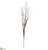 Plastic Millet Grass Spray - Beige - Pack of 12