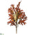 Oak Leaf, Berry, Acorn Spray - Burgundy Brown - Pack of 12