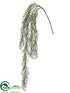 Silk Plants Direct Spanish Moss Hanging Spray - Green - Pack of 12