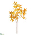 Silk Plants Direct Japanese Maple Leaf Spray - Yellow Gold - Pack of 12