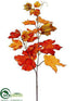 Silk Plants Direct Maple Spray - Gold Orange - Pack of 12