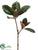 Magnolia Leaf Spray - Green - Pack of 6