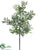 Silk Plants Direct Olive Spray - Green Frosted - Pack of 6