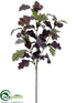 Silk Plants Direct Fall Oak Leaf Spray - Green Blue Purple - Pack of 12