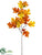 Oak Leaf Spray - Orange Flame - Pack of 12