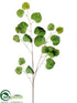 Silk Plants Direct Bean Pod Spray - Green - Pack of 12