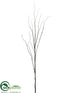 Silk Plants Direct Twig Spray - Charcoal - Pack of 12