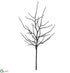 Silk Plants Direct Plastic Twig Spray - Black - Pack of 12