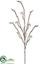 Silk Plants Direct Twig Spray - Coffee - Pack of 12