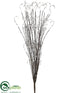 Silk Plants Direct Curly Twig Bundle - Green Brown - Pack of 12