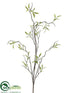 Silk Plants Direct Willow Branch - Green - Pack of 12