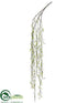 Silk Plants Direct Willow Leaf Hanging Spray - Green - Pack of 6