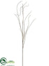 Silk Plants Direct Budding Willow Spray - Green - Pack of 12