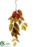 Silk Plants Direct Giant Ivy Vine - Orange Green - Pack of 12