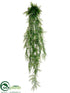 Silk Plants Direct Leaf Hanging Vine - Green - Pack of 6