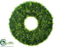 Silk Plants Direct Boxwood Wreath - Green - Pack of 1